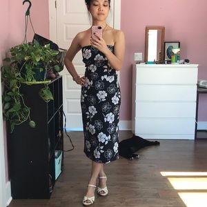 Stretchy tube bodycon gown